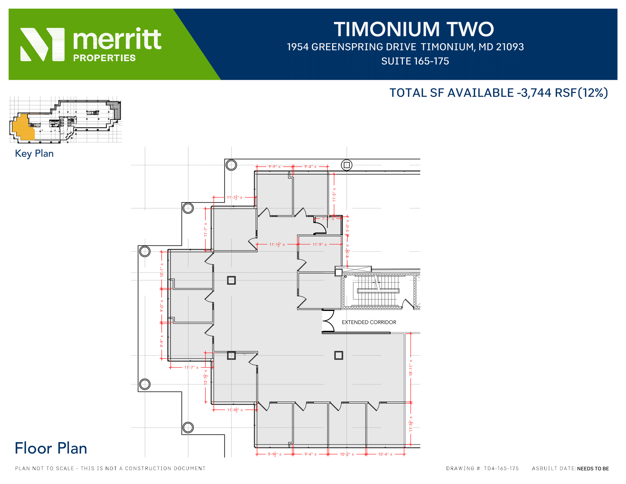 1966 Greenspring Dr, Timonium, MD for lease Floor Plan- Image 1 of 1