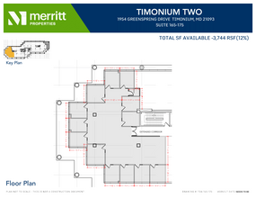 1966 Greenspring Dr, Timonium, MD for lease Floor Plan- Image 1 of 1