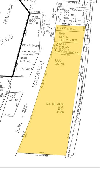 4550 S Macadam Ave, Portland, OR for lease - Plat Map - Image 2 of 26