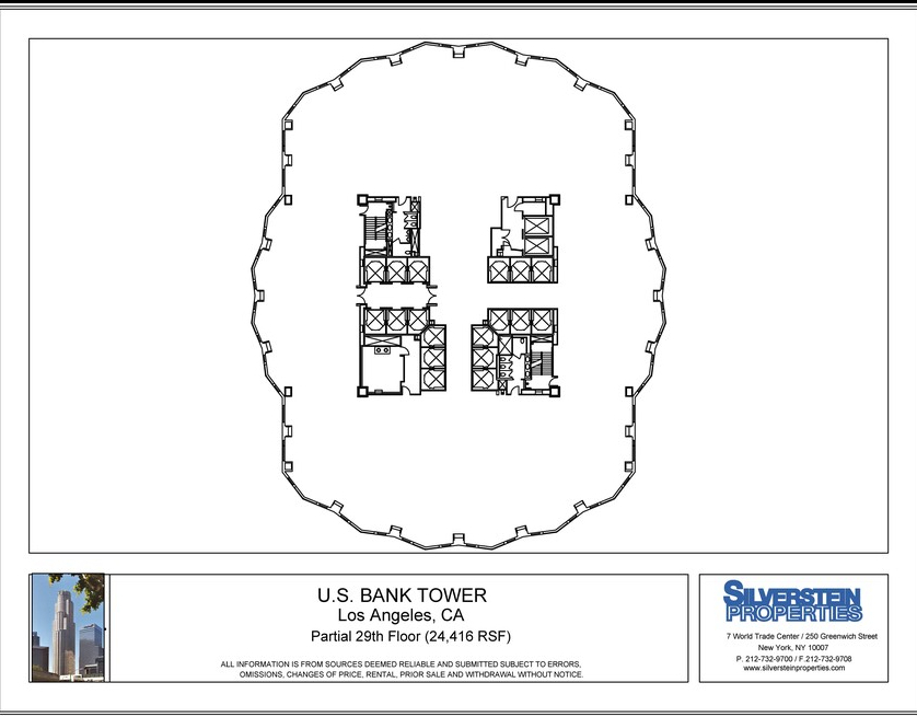 633 W 5th St, Los Angeles, CA for lease Floor Plan- Image 1 of 1