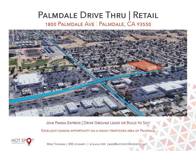 1800 E Palmdale Blvd, Palmdale, CA for lease - Building Photo - Image 1 of 3