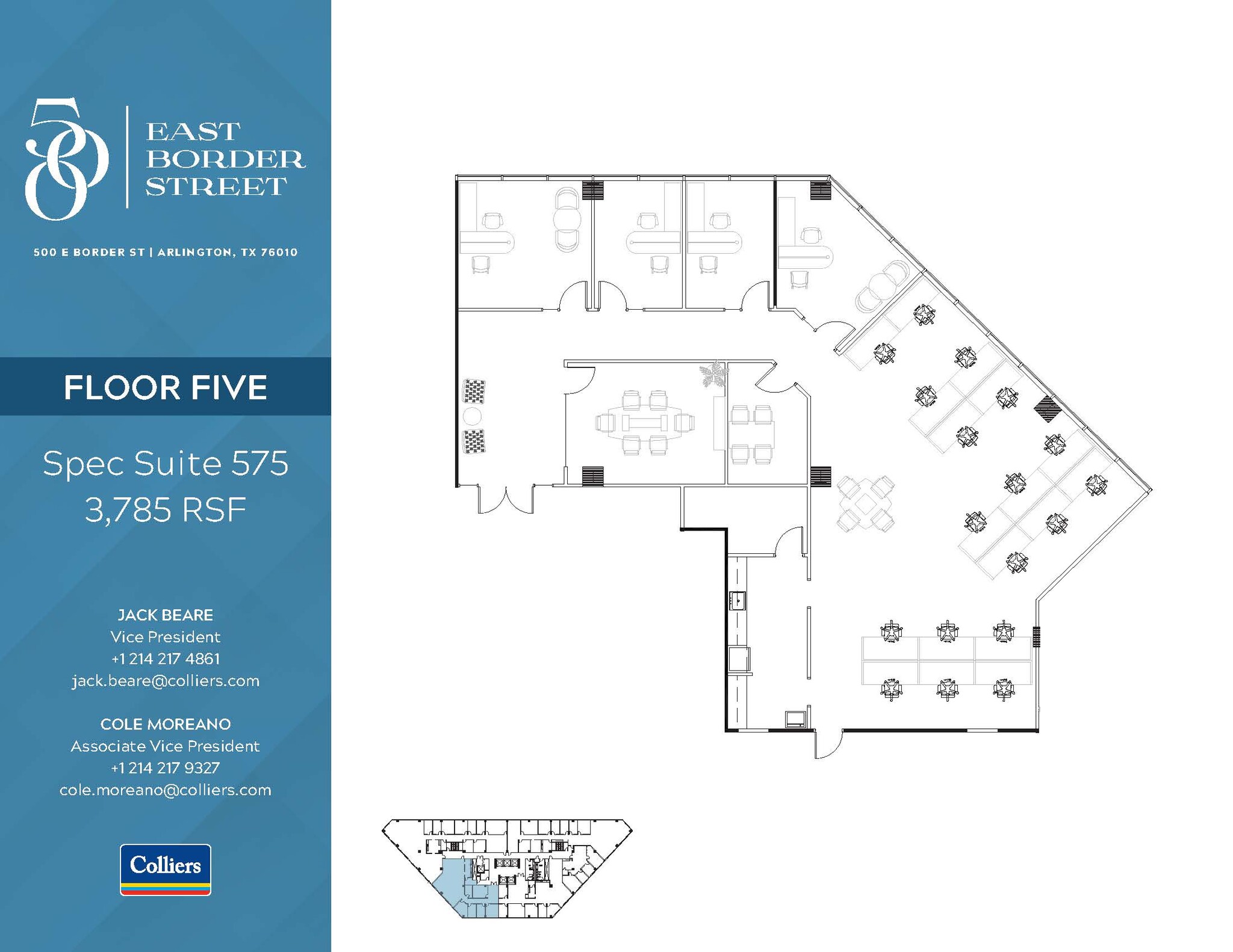 500 E Border St, Arlington, TX for lease Floor Plan- Image 1 of 1