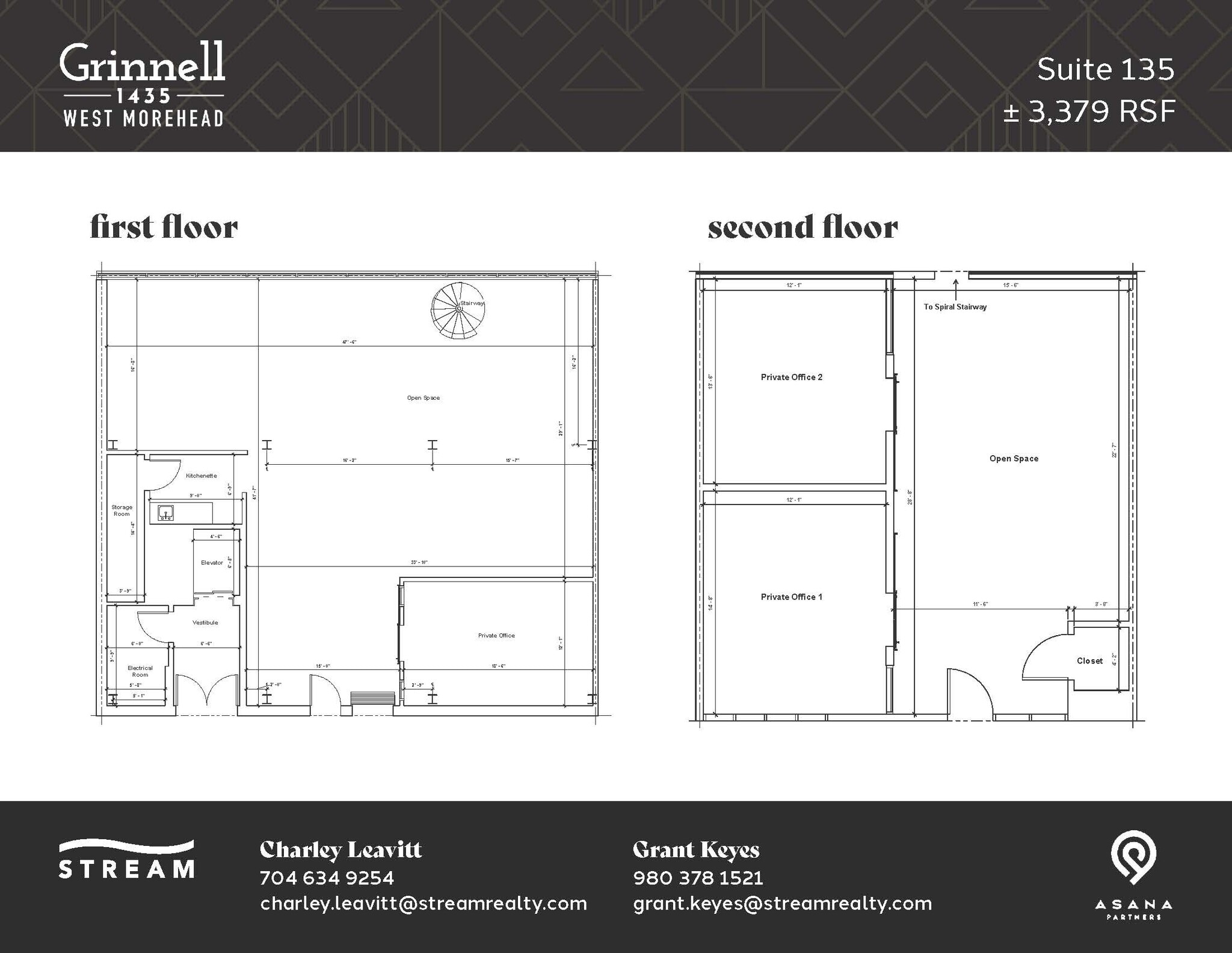 1435 W Morehead St, Charlotte, NC for lease Floor Plan- Image 1 of 1