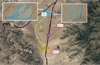 Just West of I-40, Yucca, AZ - AERIAL  map view - Image1