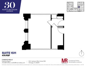 30 N Michigan Ave, Chicago, IL for lease Floor Plan- Image 1 of 6