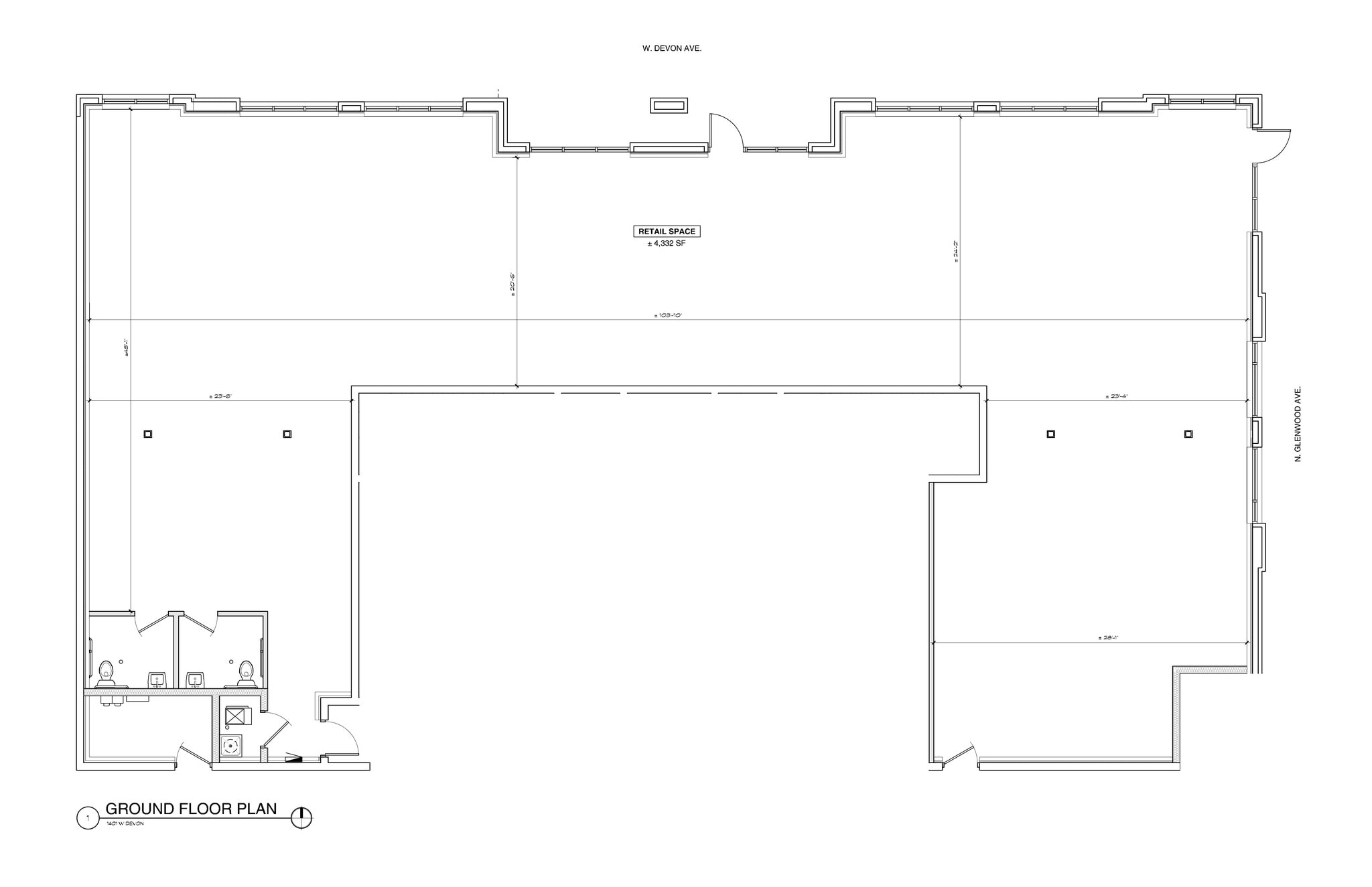 1401 W Devon Ave, Chicago, IL for lease Site Plan- Image 1 of 1