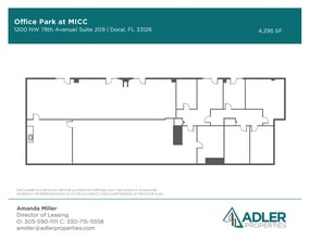 7925 NW 12th St, Doral, FL for lease Floor Plan- Image 1 of 1