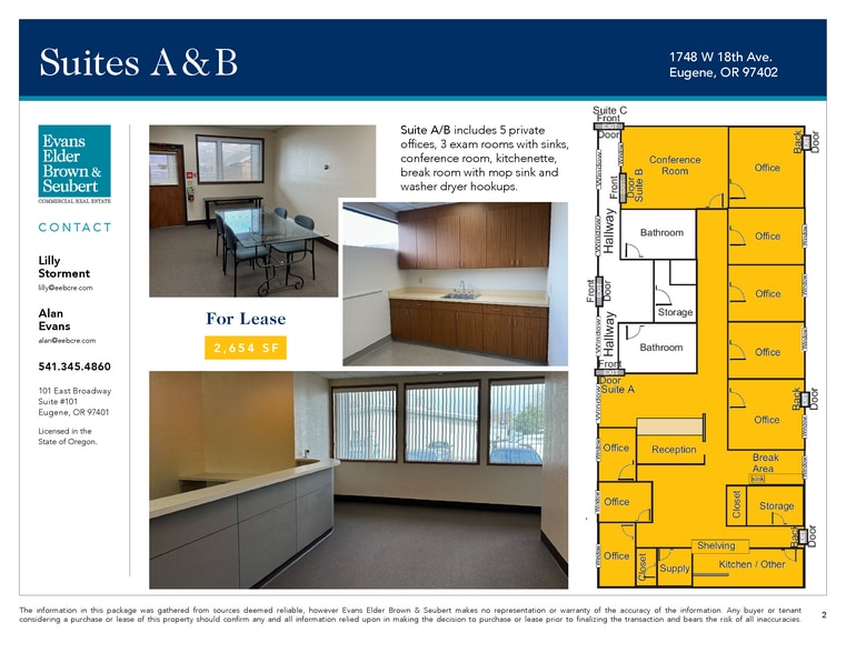 1748 W 18th Ave, Eugene, OR for lease - Building Photo - Image 3 of 5