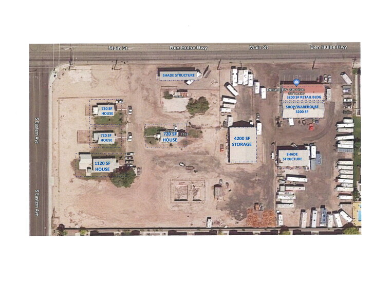 1528 E Main St, Brawley, CA for sale - Aerial - Image 2 of 5