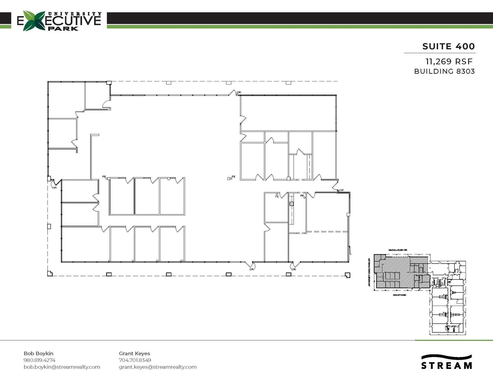 301 McCullough Dr, Charlotte, NC for lease Floor Plan- Image 1 of 1