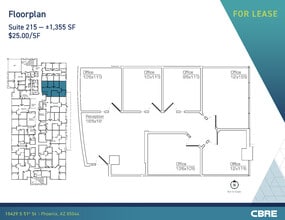 10429 S 51st St, Phoenix, AZ for lease Floor Plan- Image 1 of 3