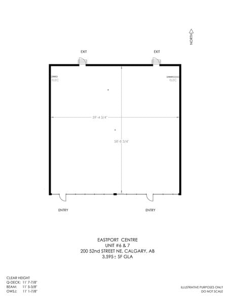 200 52nd St NE, Calgary, AB for lease - Site Plan - Image 1 of 8