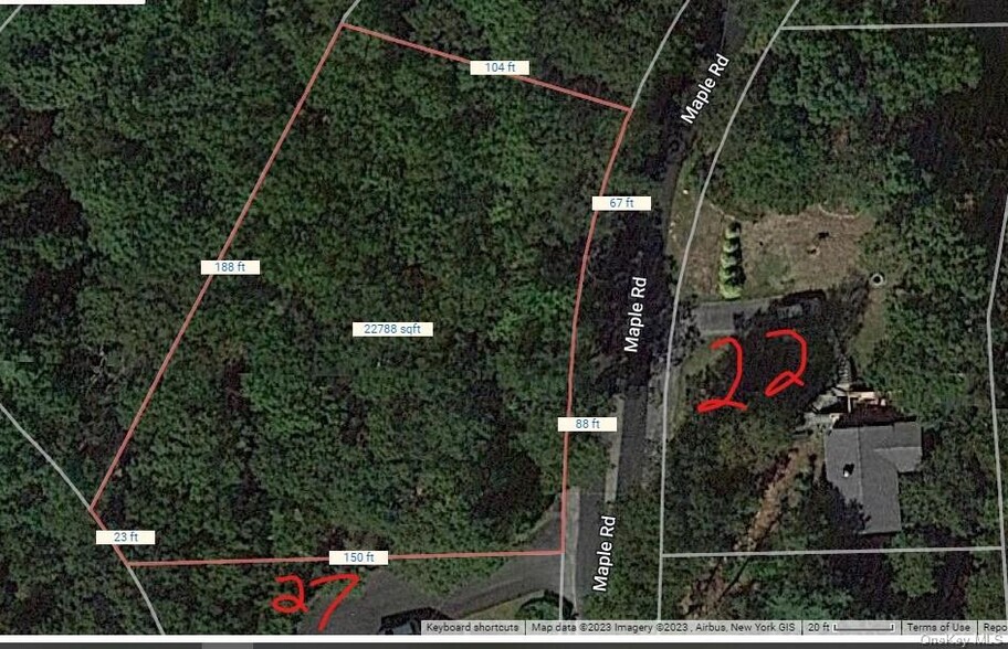 Lot 3 Maple Rd, Lake Peekskill, NY for sale - Building Photo - Image 1 of 1