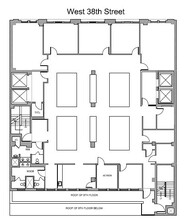 256 W 38th St, New York, NY for lease Floor Plan- Image 1 of 4