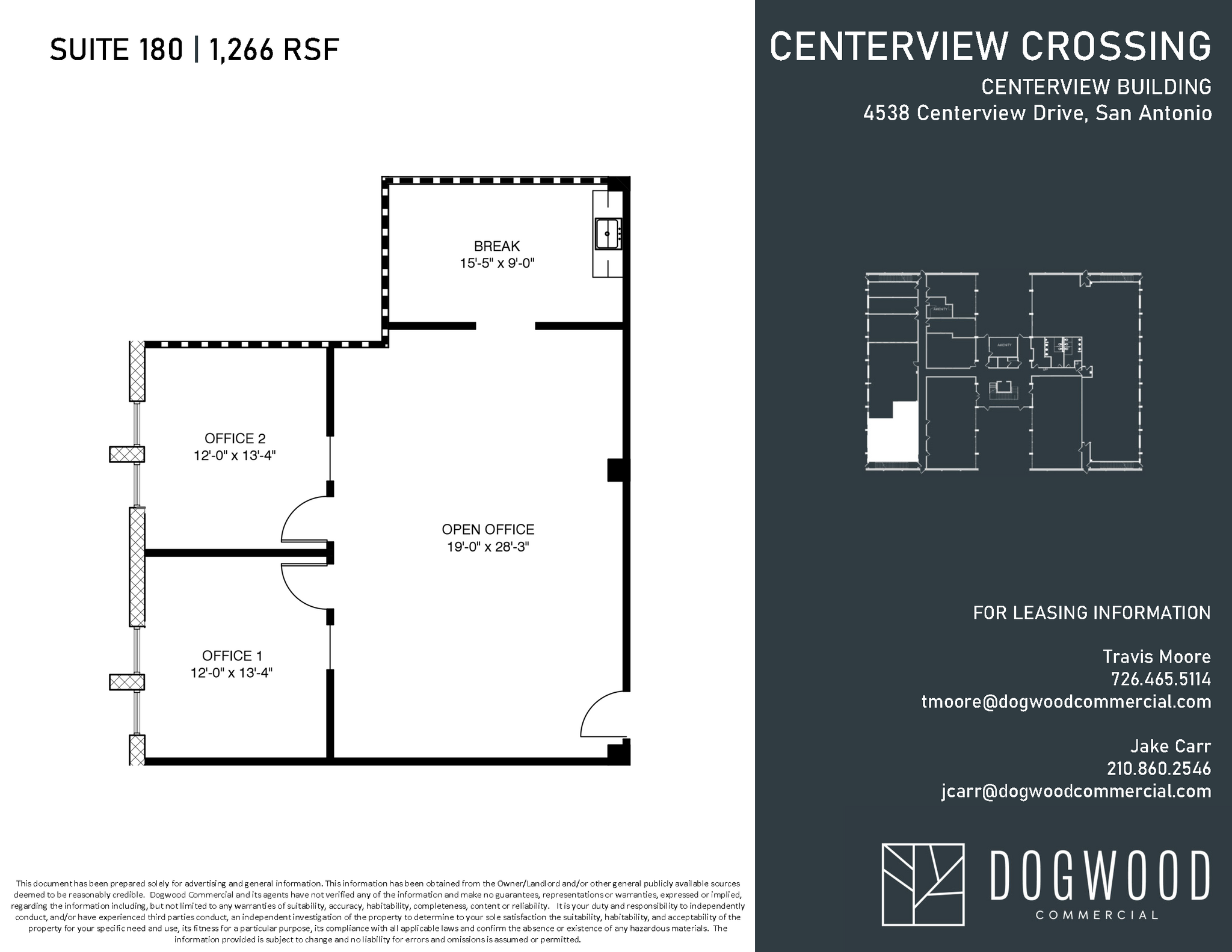 4538 Centerview Dr, San Antonio, TX for lease Floor Plan- Image 1 of 1