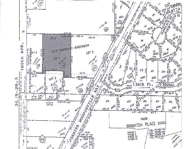 10015 NE 137th St, Kirkland, WA for lease - Plat Map - Image 2 of 2