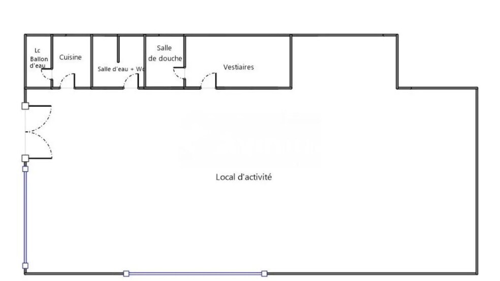 Flex in Montreuil for lease - Floor Plan - Image 2 of 5