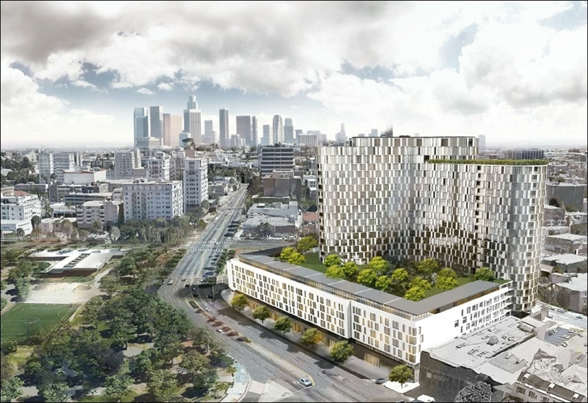 2801 Sunset Pl, Los Angeles, CA for lease - Building Photo - Image 2 of 109