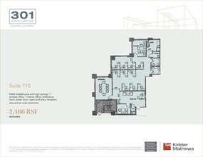 301 N Lake Ave, Pasadena, CA for lease Floor Plan- Image 1 of 1