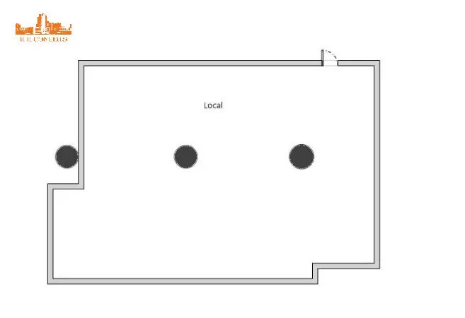 Retail in Le Blanc-Mesnil for lease - Floor Plan - Image 3 of 3