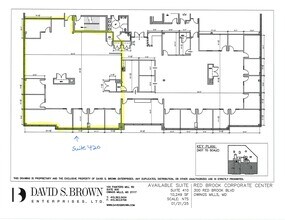 600 Red Brook Blvd, Owings Mills, MD for lease Floor Plan- Image 1 of 1