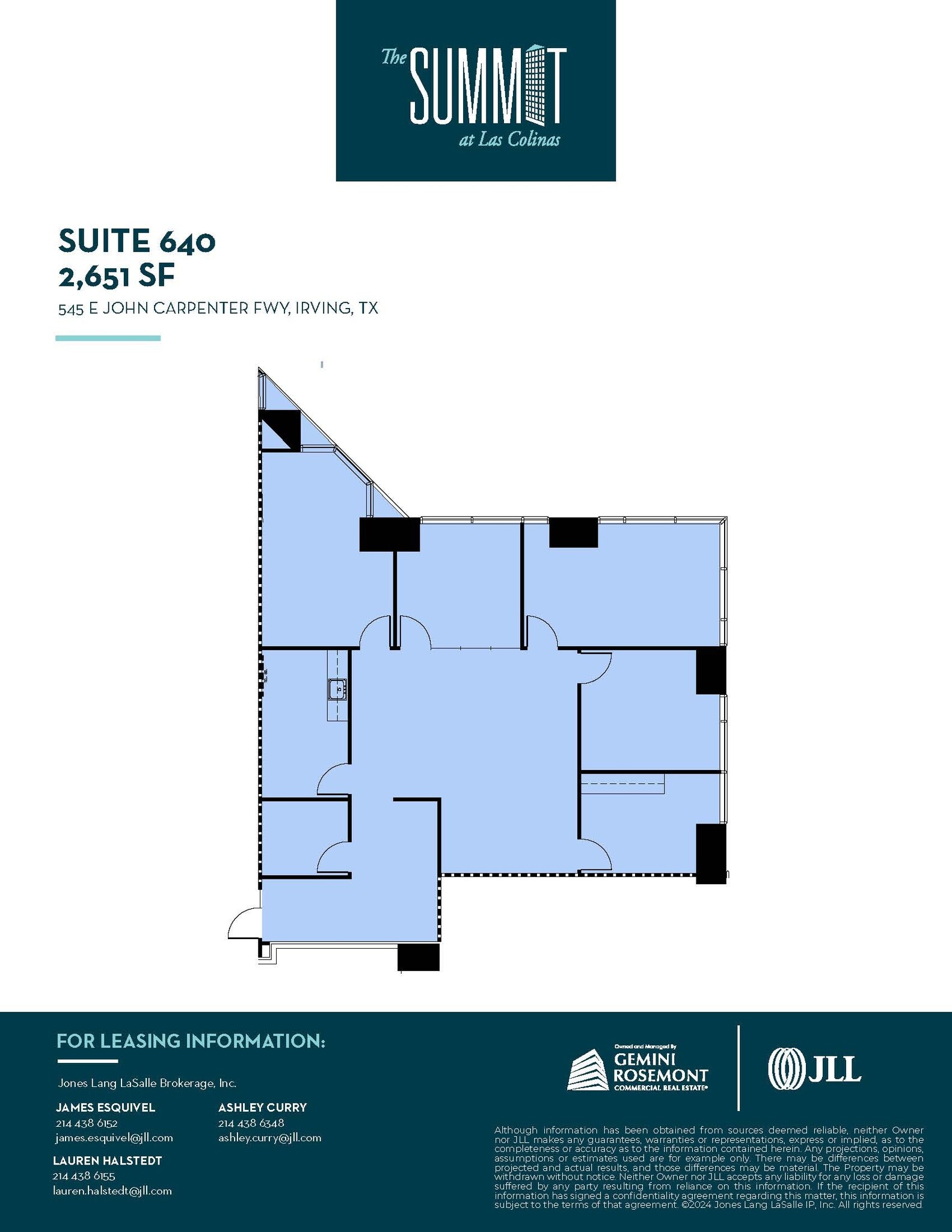 545 E John Carpenter Fwy, Irving, TX for lease Floor Plan- Image 1 of 1