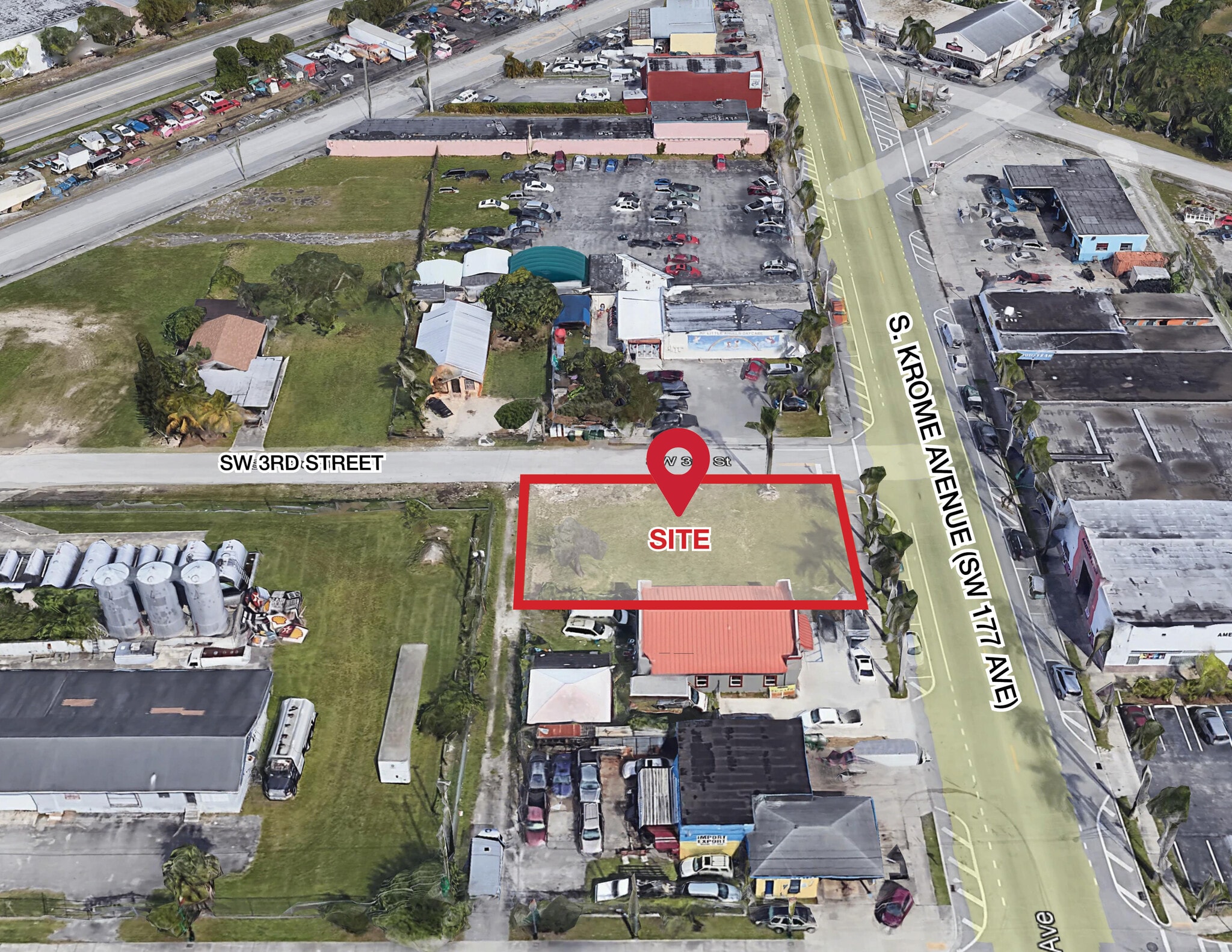 304 S Krome Ave, Homestead, FL for sale Aerial- Image 1 of 1