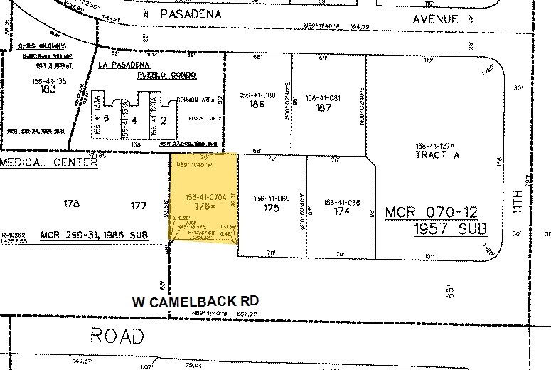 1124 W Camelback Rd, Phoenix, AZ for sale - Plat Map - Image 2 of 2
