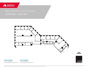 980 N Michigan Ave, Chicago, IL for lease Floor Plan- Image 1 of 1