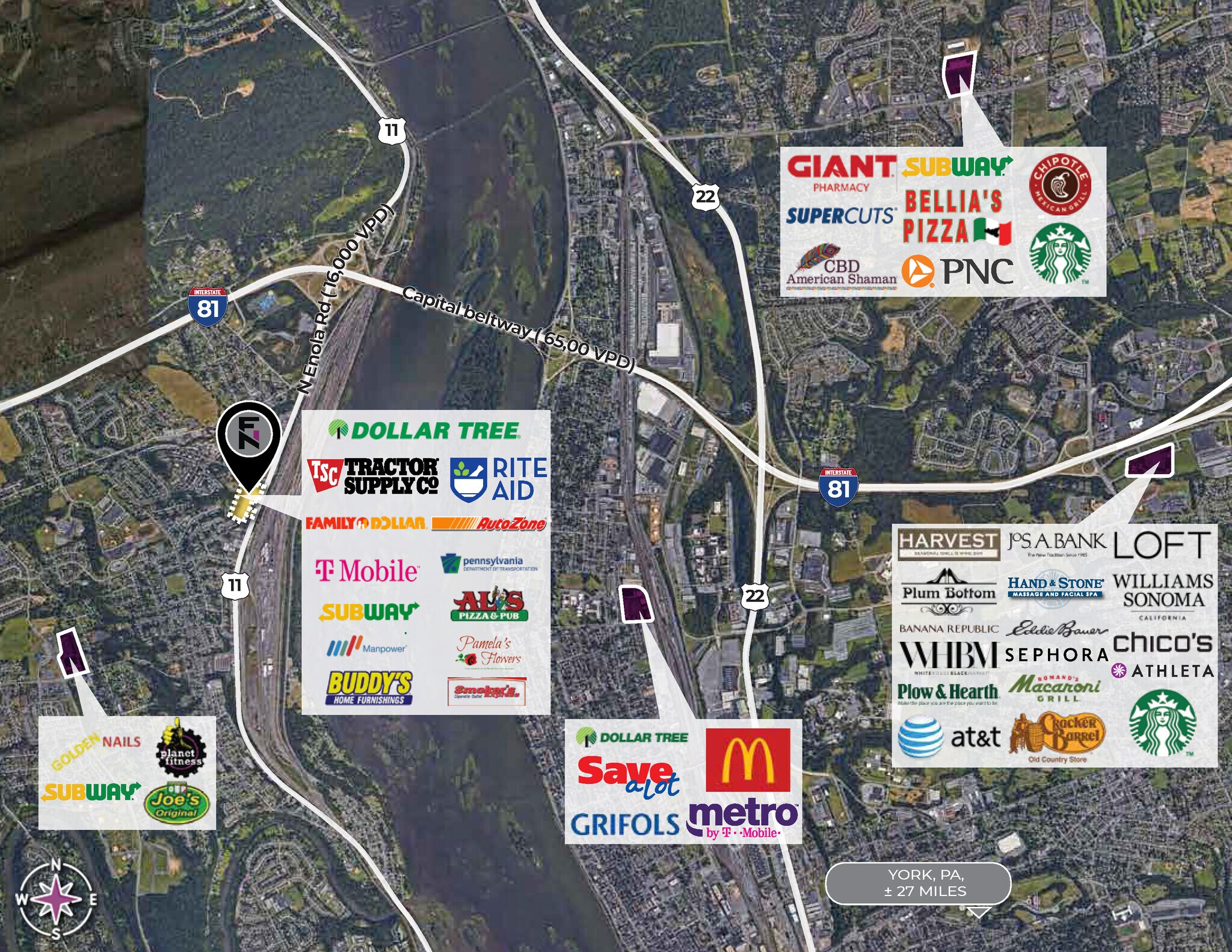 409463 N Enola Rd, Enola, PA 17025 Summerdale Plaza