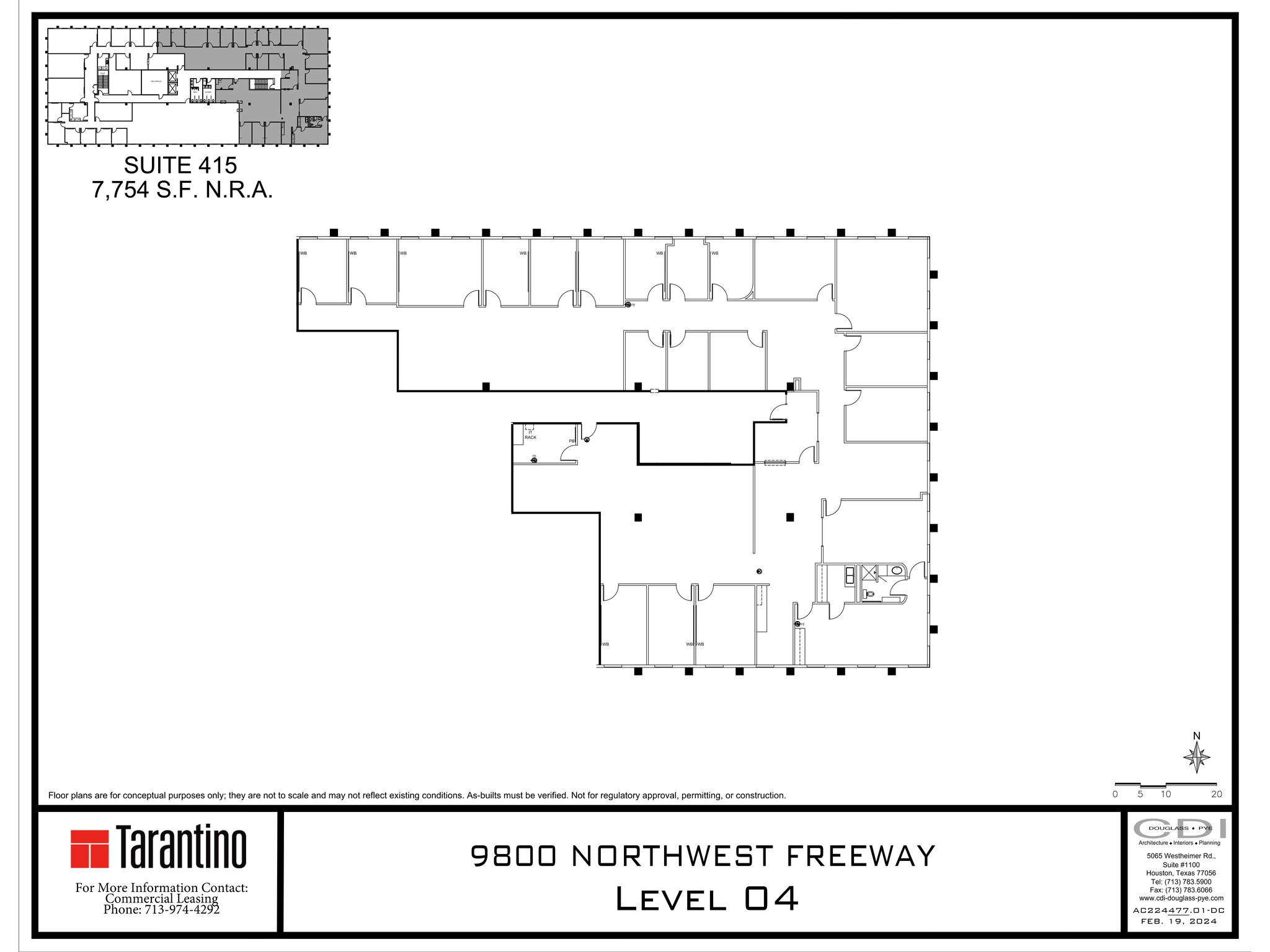 9800 Northwest Fwy, Houston, TX for lease Site Plan- Image 1 of 1