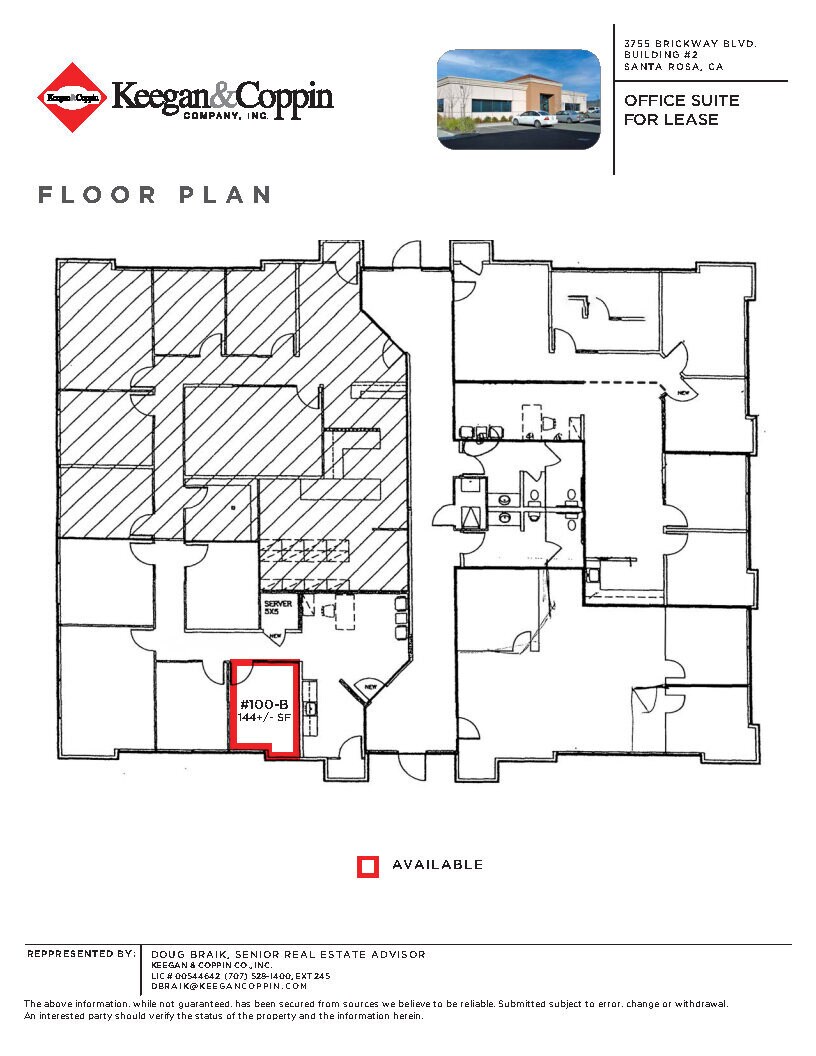 3755 Brickway Blvd, Santa Rosa, CA for lease Floor Plan- Image 1 of 1