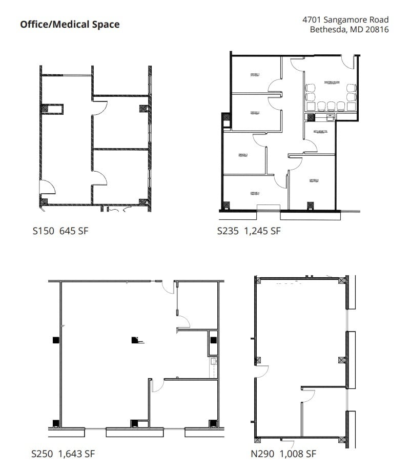4611-4701 Sangamore Rd, Bethesda, MD for lease Floor Plan- Image 1 of 1