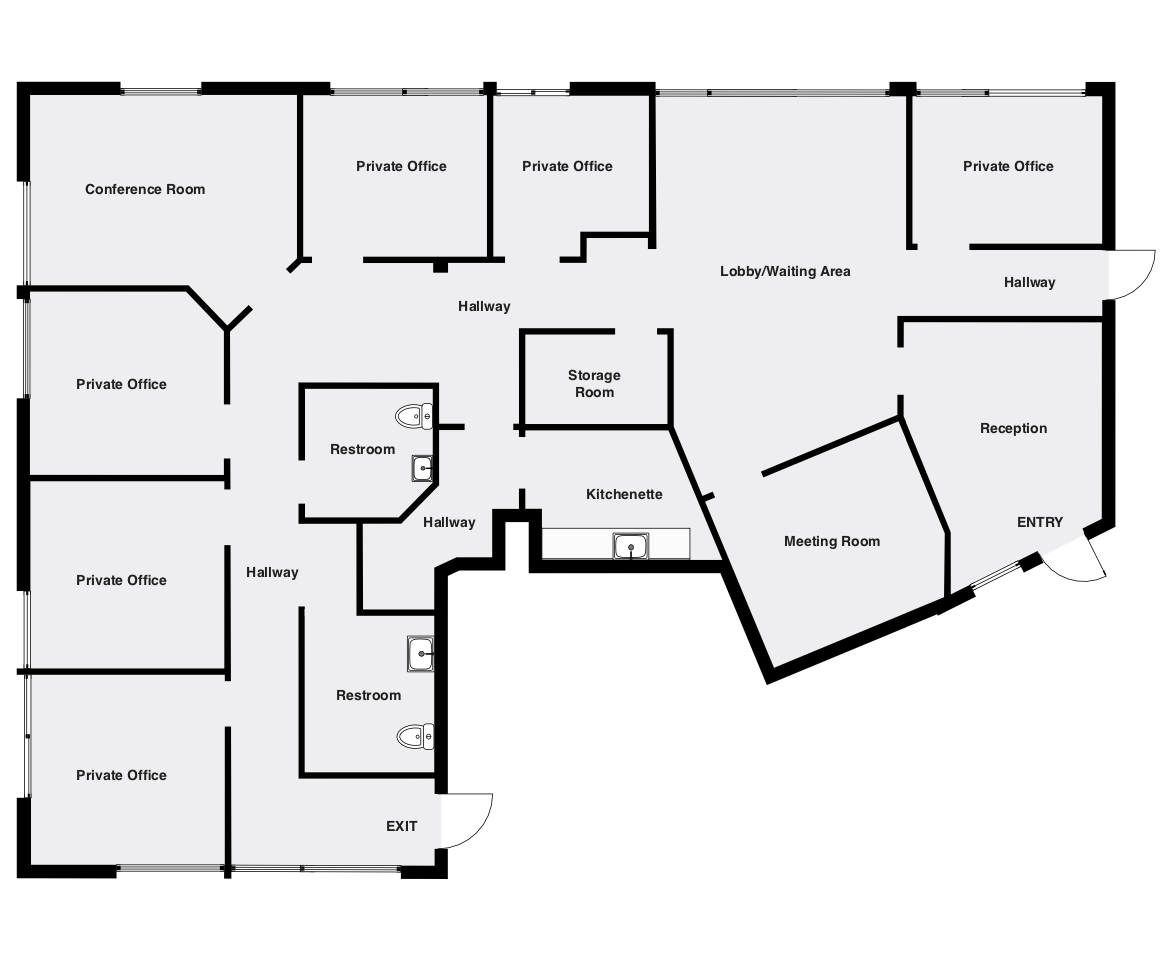 1906 El Camino Real, Menlo Park, CA for lease Floor Plan- Image 1 of 1