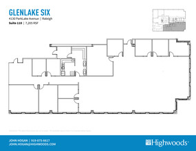 4130 Parklake Ave, Raleigh, NC for lease Floor Plan- Image 1 of 1