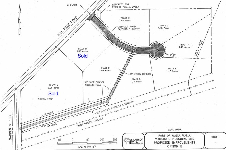 Garden St, Waitsburg, WA for sale - Site Plan - Image 2 of 2