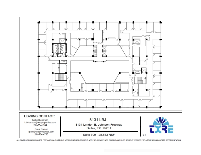 8131 Lyndon B Johnson Fwy, Dallas, TX for lease Floor Plan- Image 1 of 1