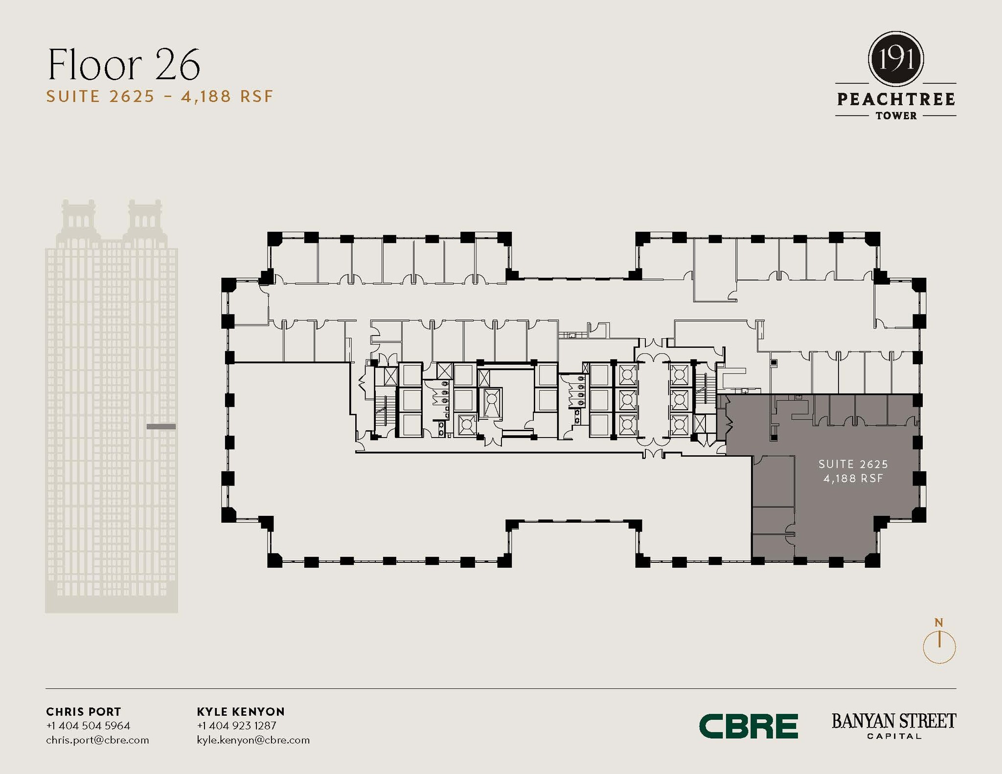 191 Peachtree St NE, Atlanta, GA for lease Floor Plan- Image 1 of 1