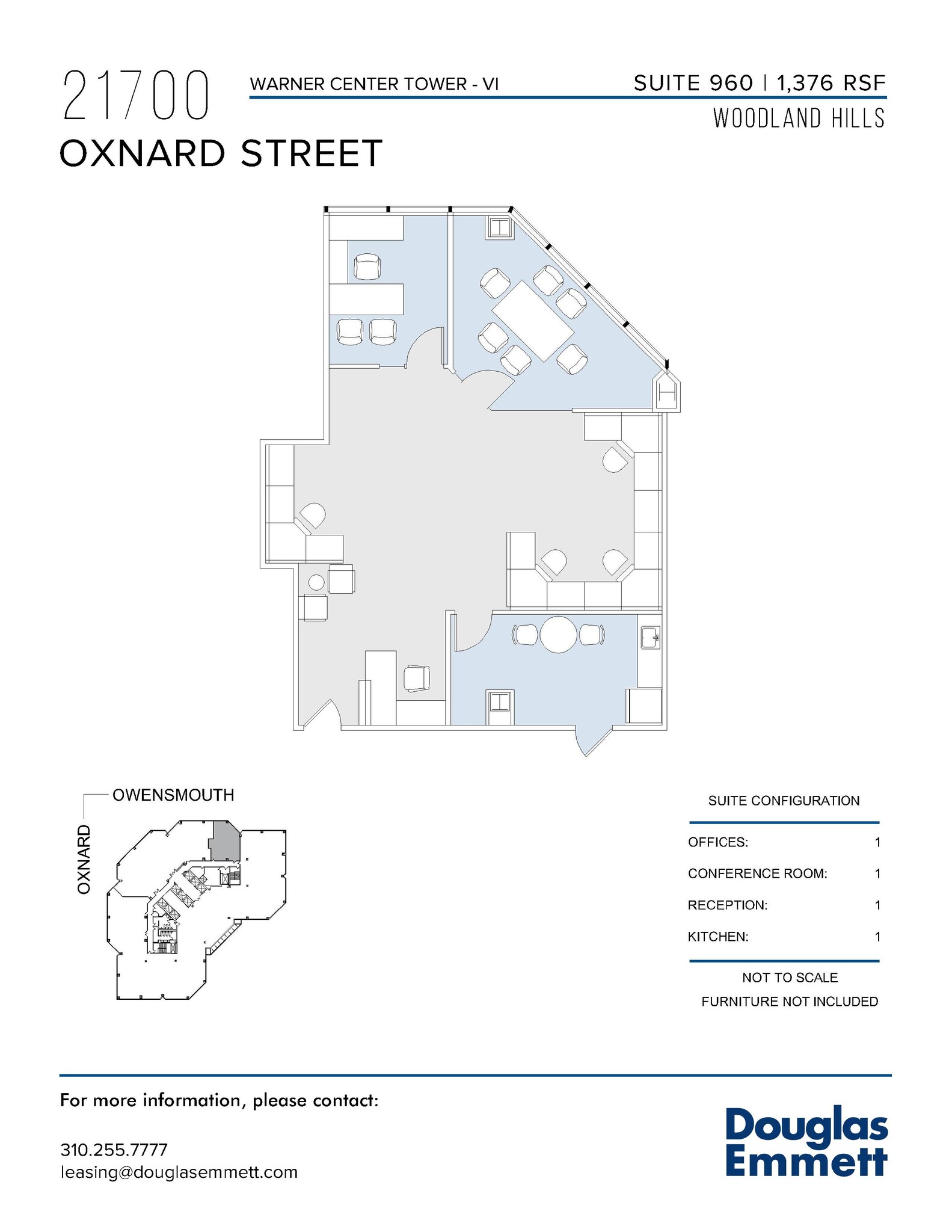 21700 Oxnard St, Woodland Hills, CA for lease Floor Plan- Image 1 of 1