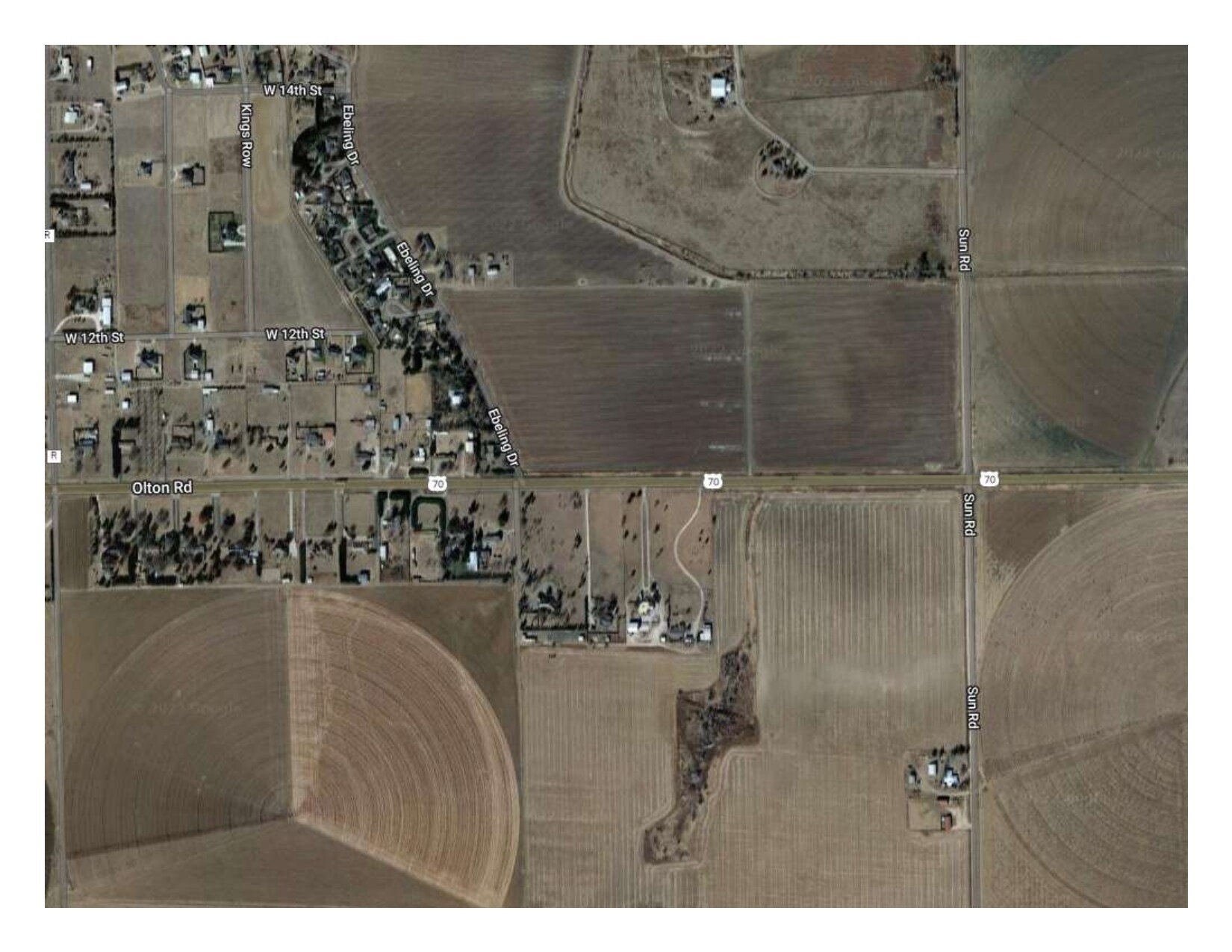 W Highway 70, Plainview, TX for sale Aerial- Image 1 of 2