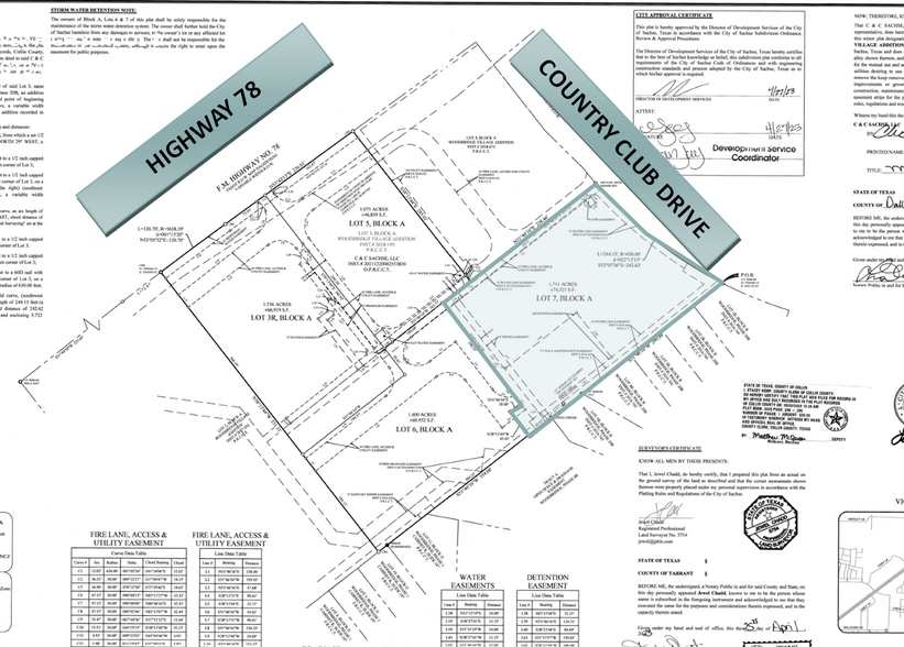 SWQ Highway 78 and Country Club Dr, Sachse, TX for sale - Building Photo - Image 2 of 5