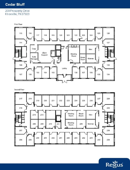 200 Prosperity Dr, Knoxville, TN for lease Floor Plan- Image 1 of 1