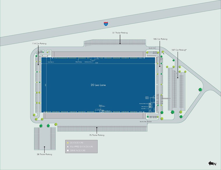 20 Leo Ln, York, PA for lease - Site Plan - Image 3 of 5