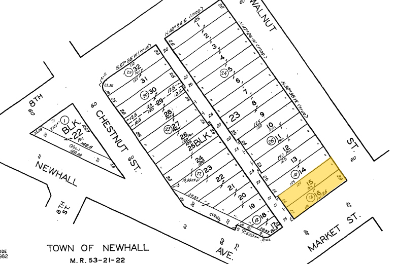 24303 Walnut St, Santa Clarita, CA for lease - Plat Map - Image 3 of 5