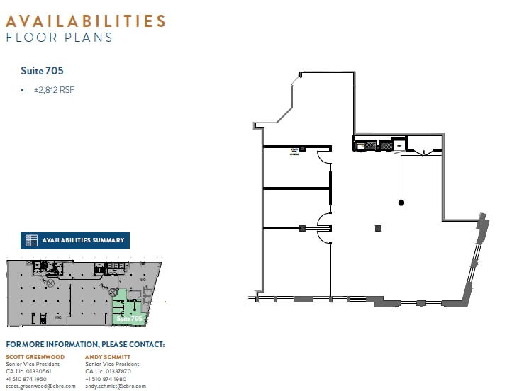 2201 Broadway, Oakland, CA for lease Floor Plan- Image 1 of 1