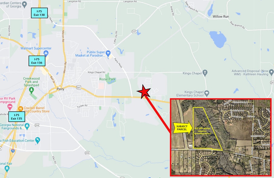 Highway 341 S, Perry, GA for sale - Primary Photo - Image 1 of 1