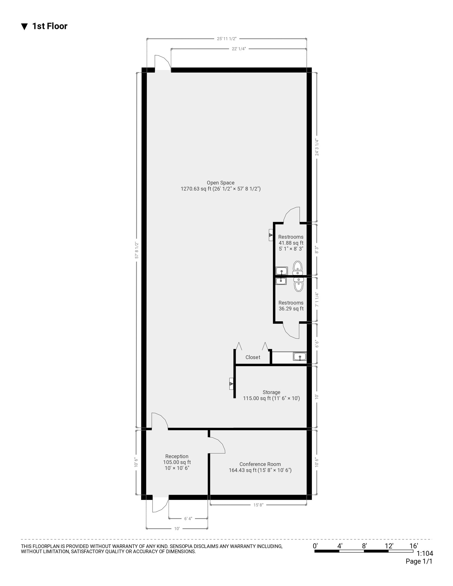 2700 W Cypress Creek Rd, Fort Lauderdale, FL for lease Floor Plan- Image 1 of 1