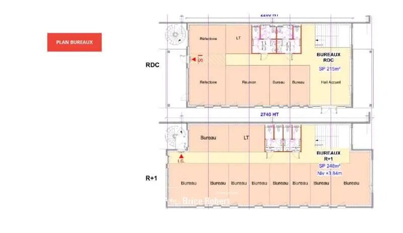 Office in Mions for lease - Floor Plan - Image 3 of 4