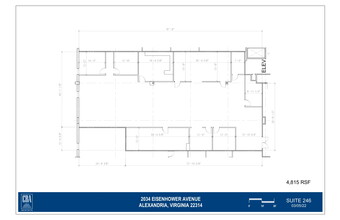 2034 Eisenhower Ave, Alexandria, VA for lease Floor Plan- Image 1 of 1