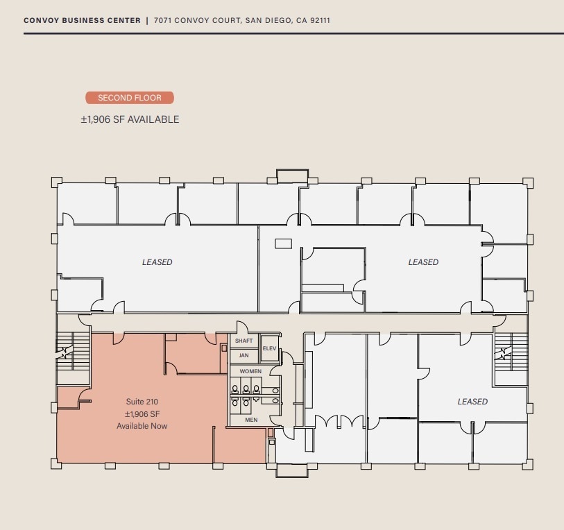 7071 Convoy Ct, San Diego, CA for lease Floor Plan- Image 1 of 1